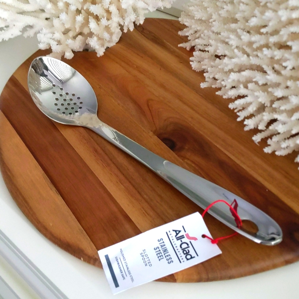 All-Clad 🔥NWT🔥 -slotted cooking spoons. NEVER USED! Quality peace for kitchen